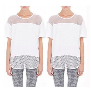 Adidas by Stella McCartney Women's Mesh AthLeisure Jersey T-Shirt